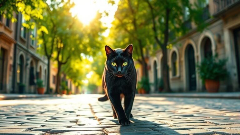 cat crossing path symbolism