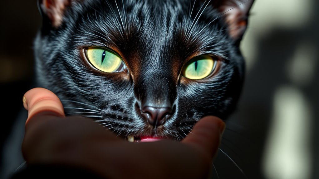 cat dream bite significance