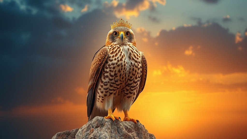 falcon symbols kingship and vision