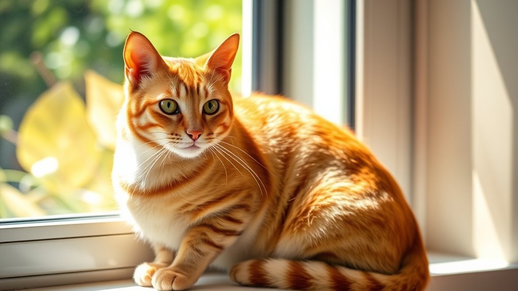 golden yellow feline symbolism