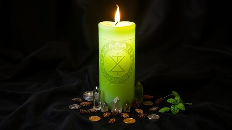 green candle money ritual