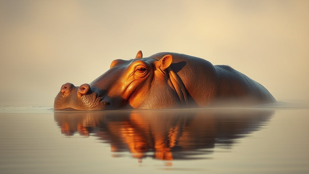 hippopotamus symbolizes emotional power