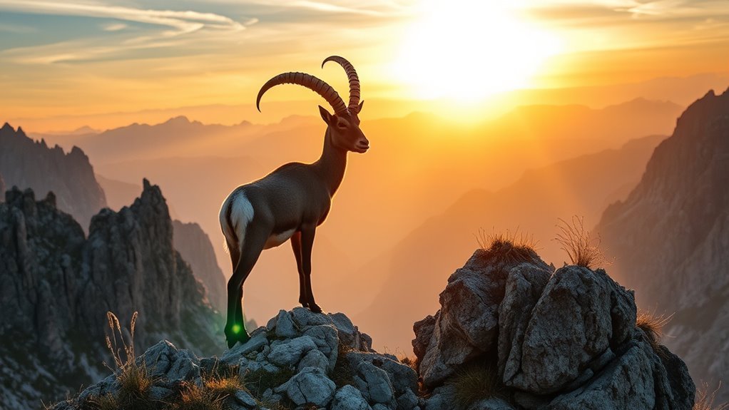 ibex symbolizes spiritual elevation