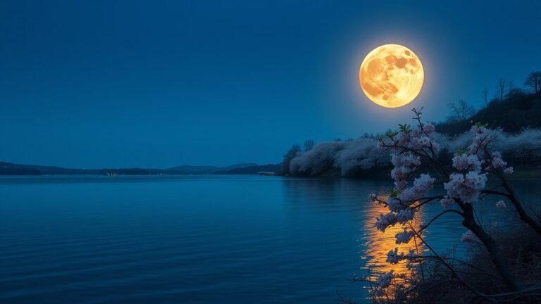moonlit blossoms symbolize renewal