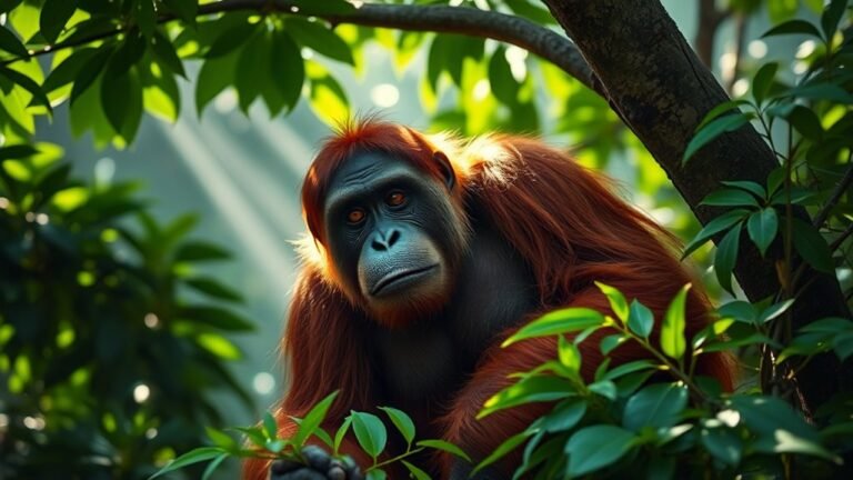 orangutan symbolizes wisdom solitude gentleness