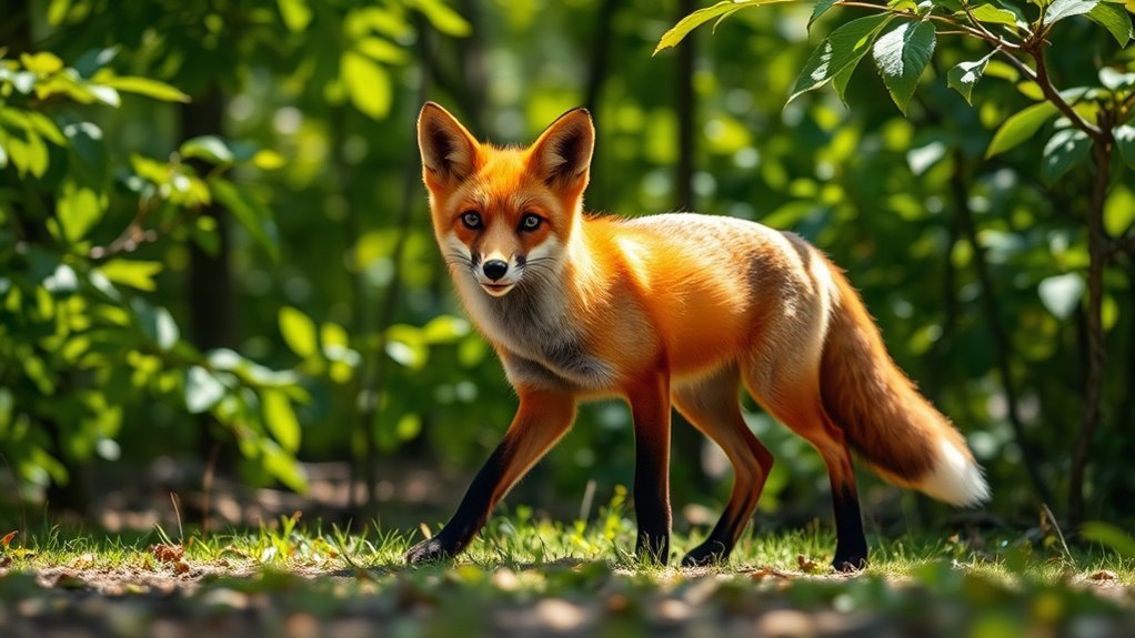 red fox clever adaptable playful