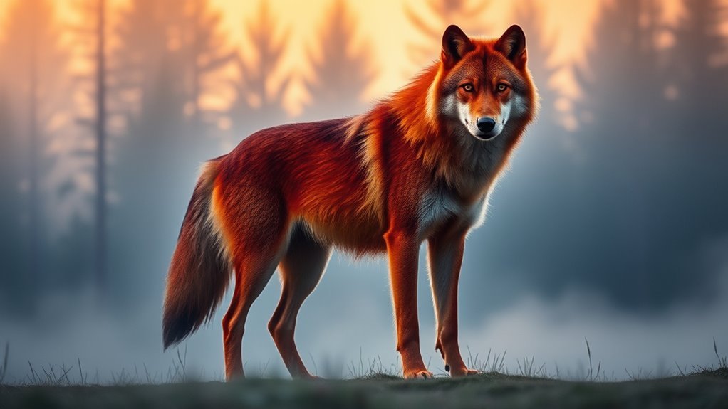 red wolf symbolic significance