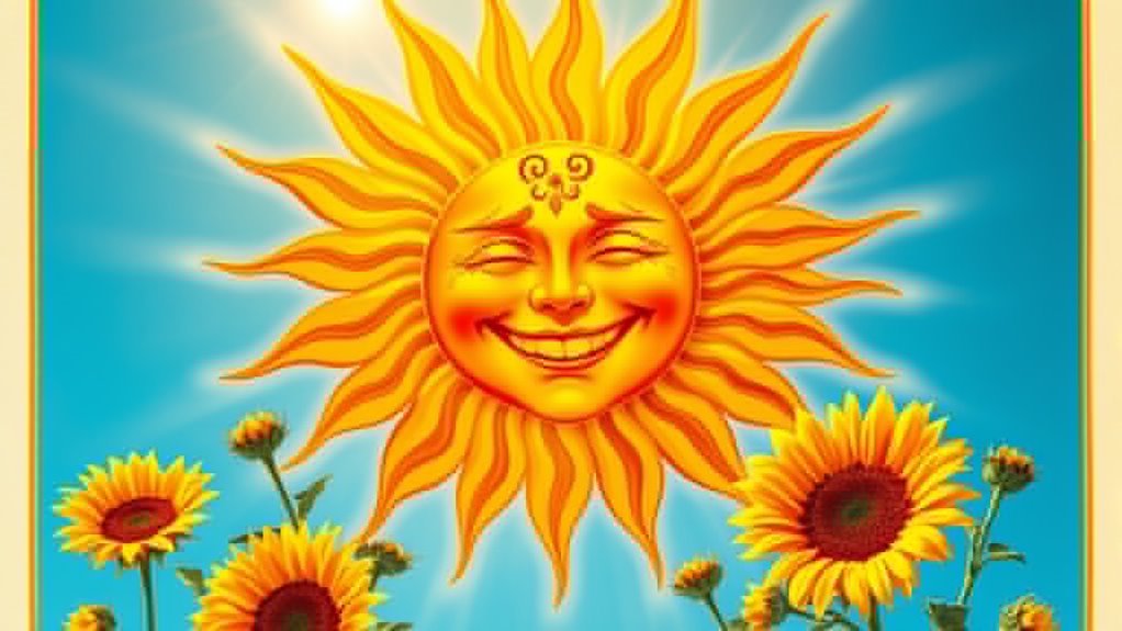 sun tarot brings joy