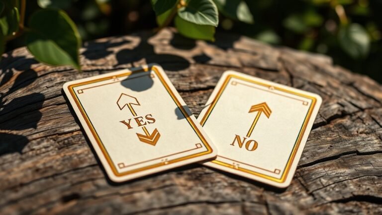 tarot yes no spiritual significance