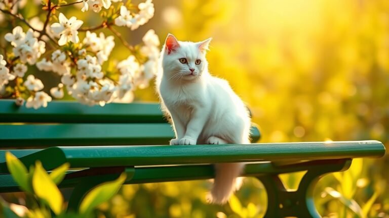 white cat dreams symbolize peace